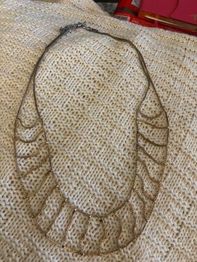 Chico's Gold-Tone Openwork Multi-Chain Necklace